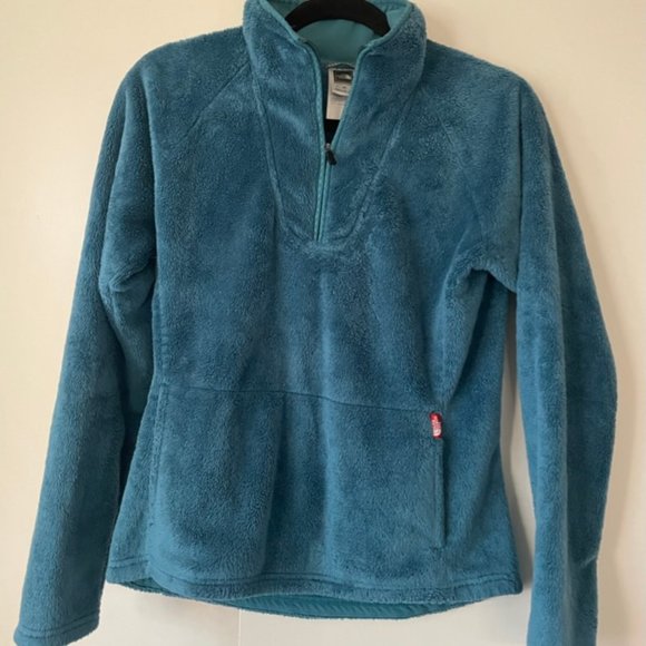 The North Face Zip Pullover - Blue, Size Small - Picture 1 of 3